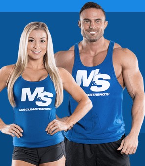 muscle and strength logo